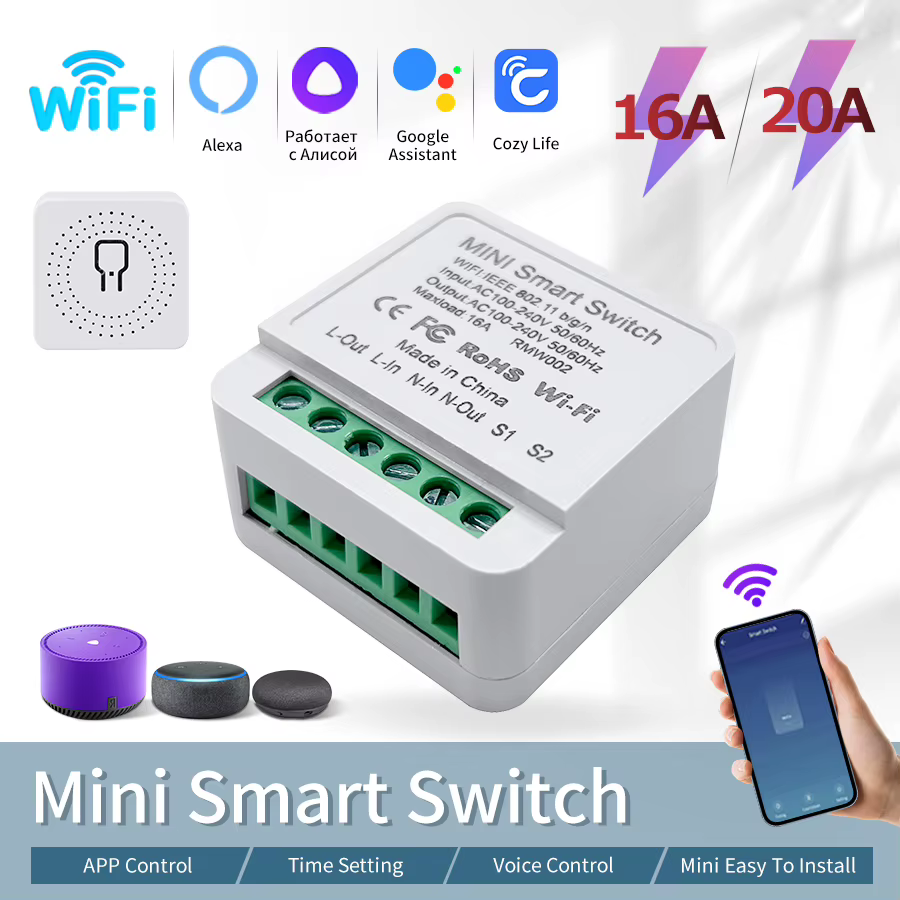 Interruptor Wi-Fi Inteligente Cozylife