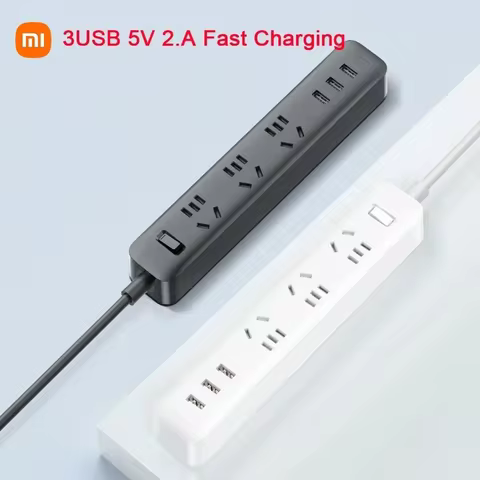 Carregador Xiaomi Mijia 3 Portas USB