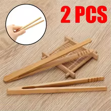 Pinças de Bambu para Cozinha Thumbnail 5