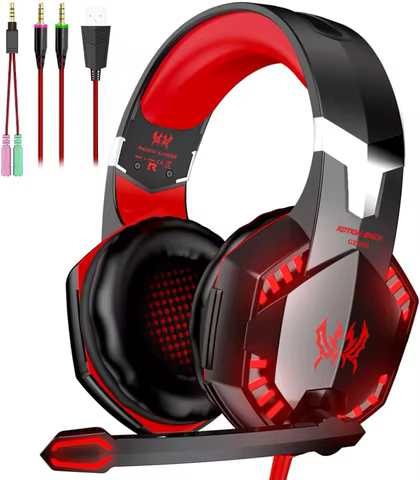 Headset Gamer Surround com Cancelamento de Ruído