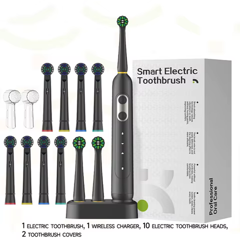 Escova de Dentes Elétrica Rotativa com Indução