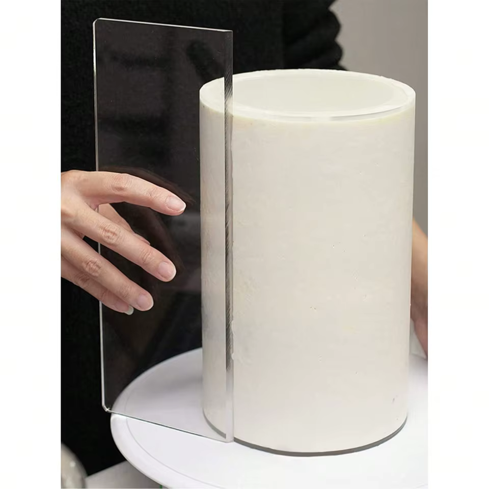 Espátula Transparente para Creme de Bolo