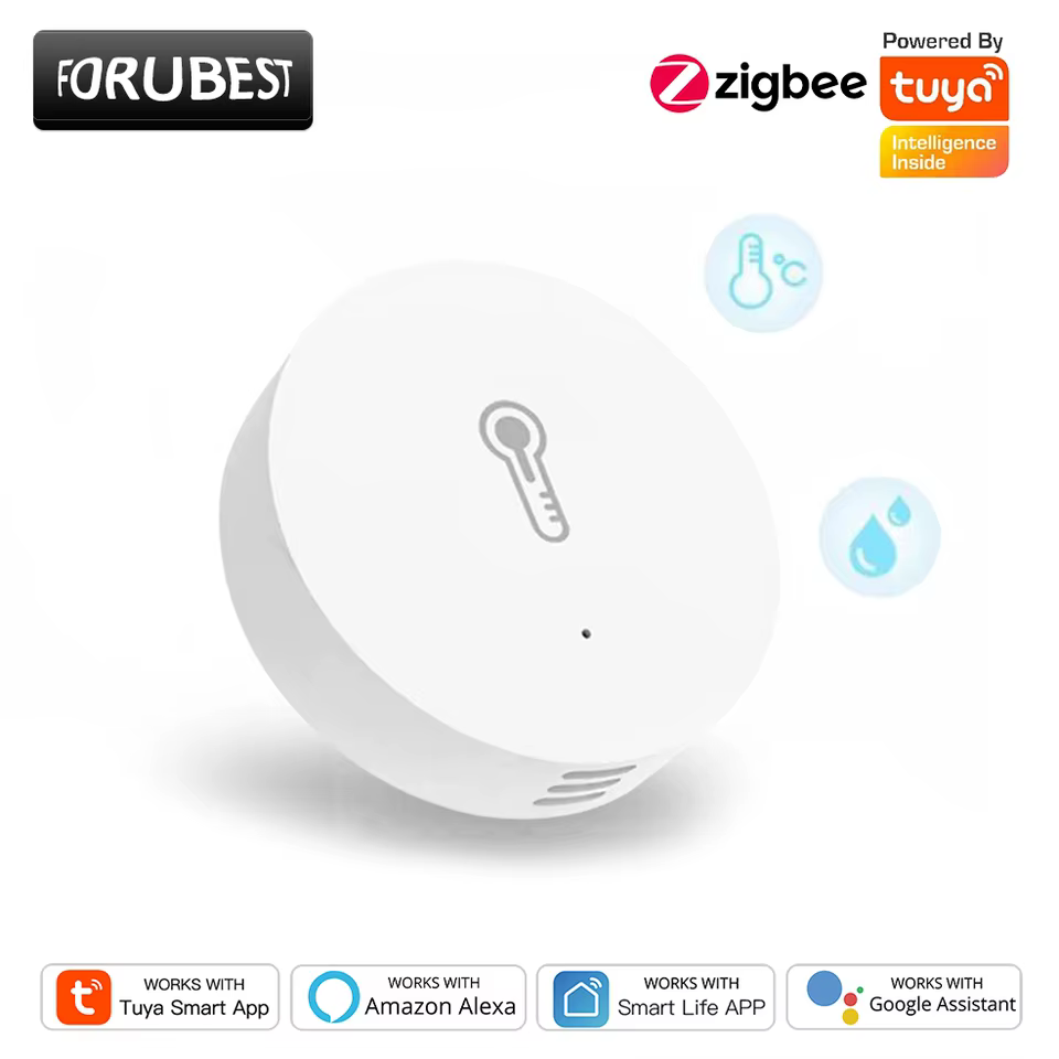 Sensor Zigbee Tuya Temperatura e Umidade