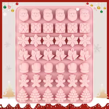 Molde de Silicone de Natal para Chocolate Thumbnail 1