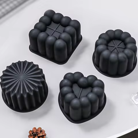 Molde Silicone Coração Estrela Flor