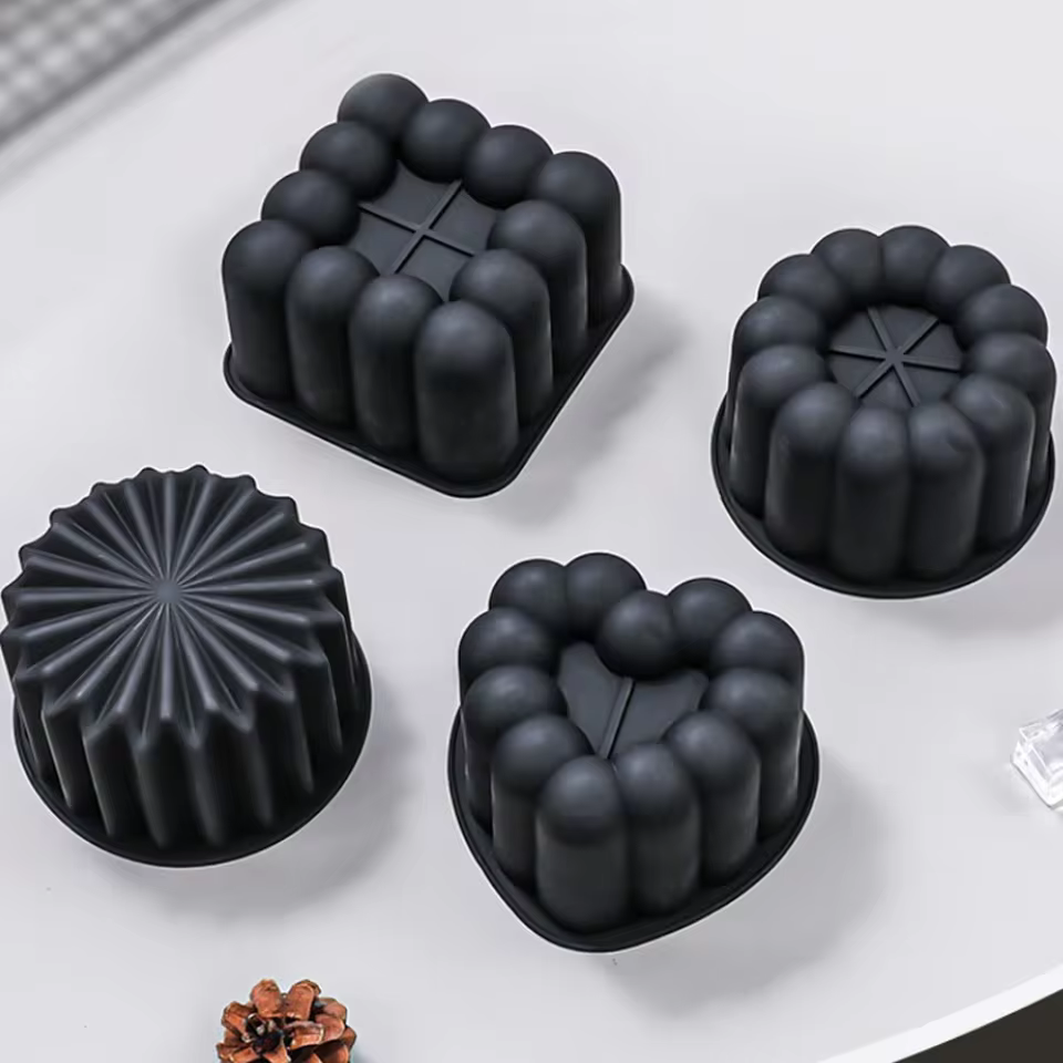 Molde Silicone Coração Estrela Flor
