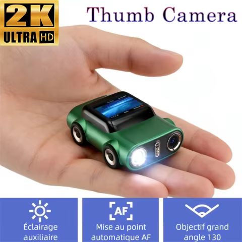 Mini Câmera Carro 2K HD