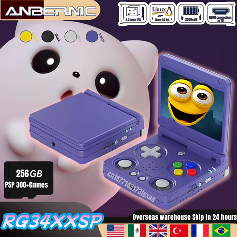 Anbernic RG34XXSP Console Retrô