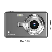 Câmera Vlogging 4K HD Zoom 16X Thumbnail 6
