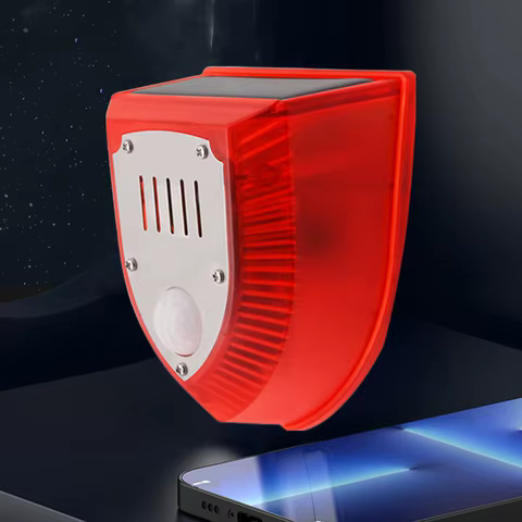 Alarme Solar Externo com Sensor de Movimento