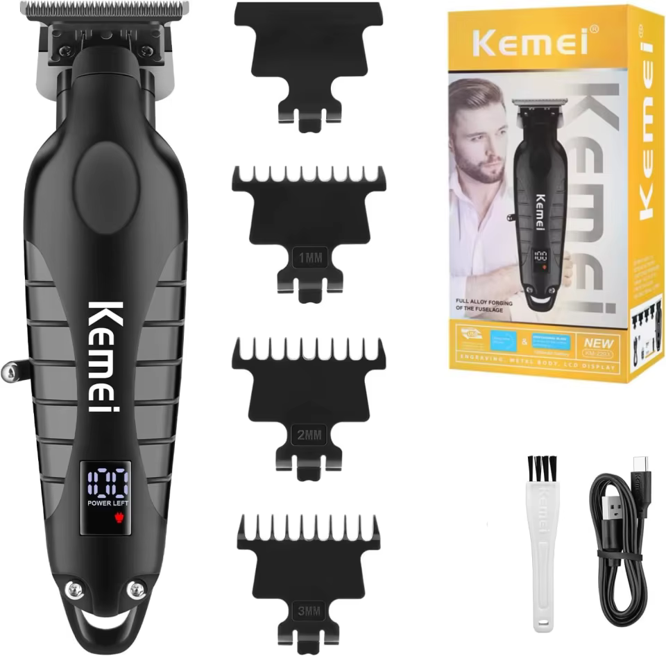 Aparador Profissional Kemei 2293 Sem Fio