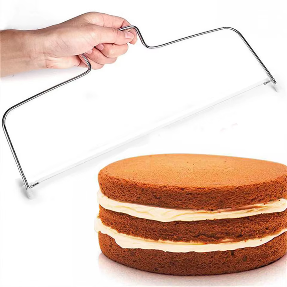 Cortador de Bolo Ajustável de Aço Inoxidável