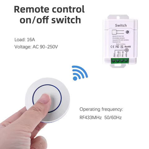 Interruptor Sem Fio RF 433MHz