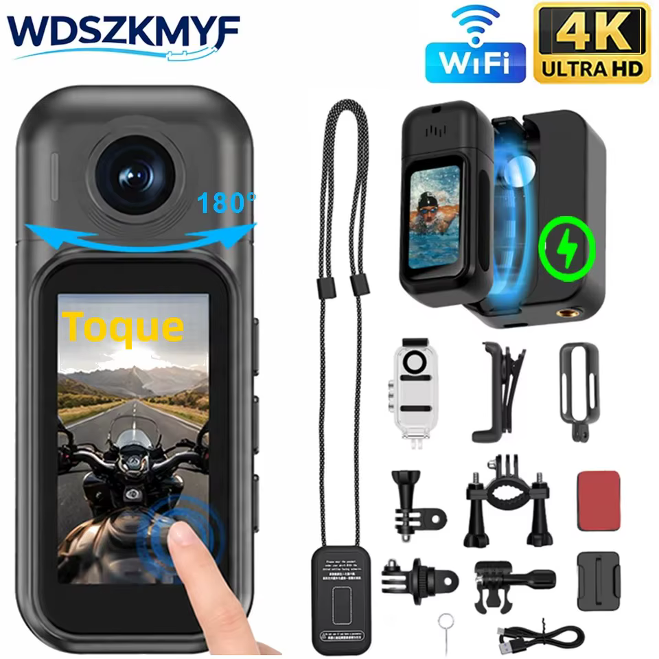 Câmera de Ação WiFi 4K Mini