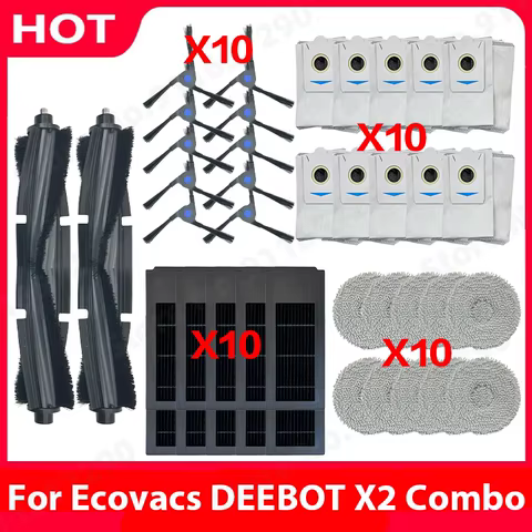 Kit Peças Ecovacs DEEBOT X2 Combo