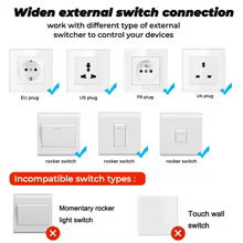 Interruptor Inteligente Zigbee WiFi Tuya 16A Thumbnail 6