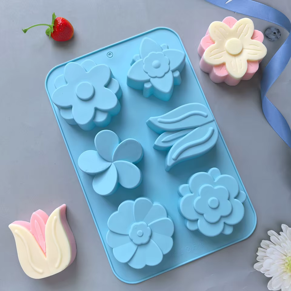 Molde de Silicone 6 Buracos
