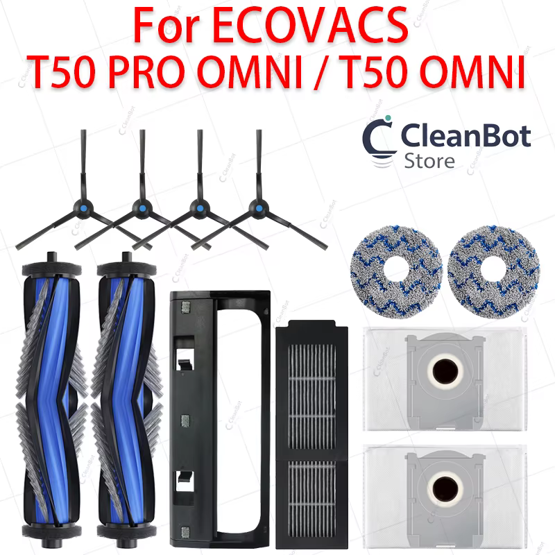Kit Peças Reposição Robô ECOVACS T50 Pro Omni