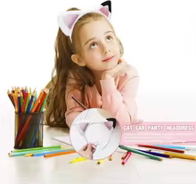 Headband Orelhas Gato Kawaii Thumbnail 2