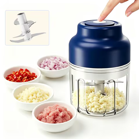 Picador de Alimentos Mini Elétrico