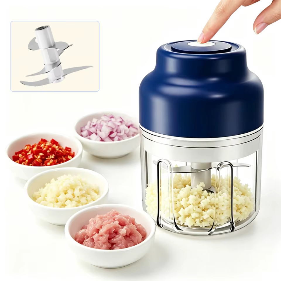 Picador de Alimentos Mini Elétrico