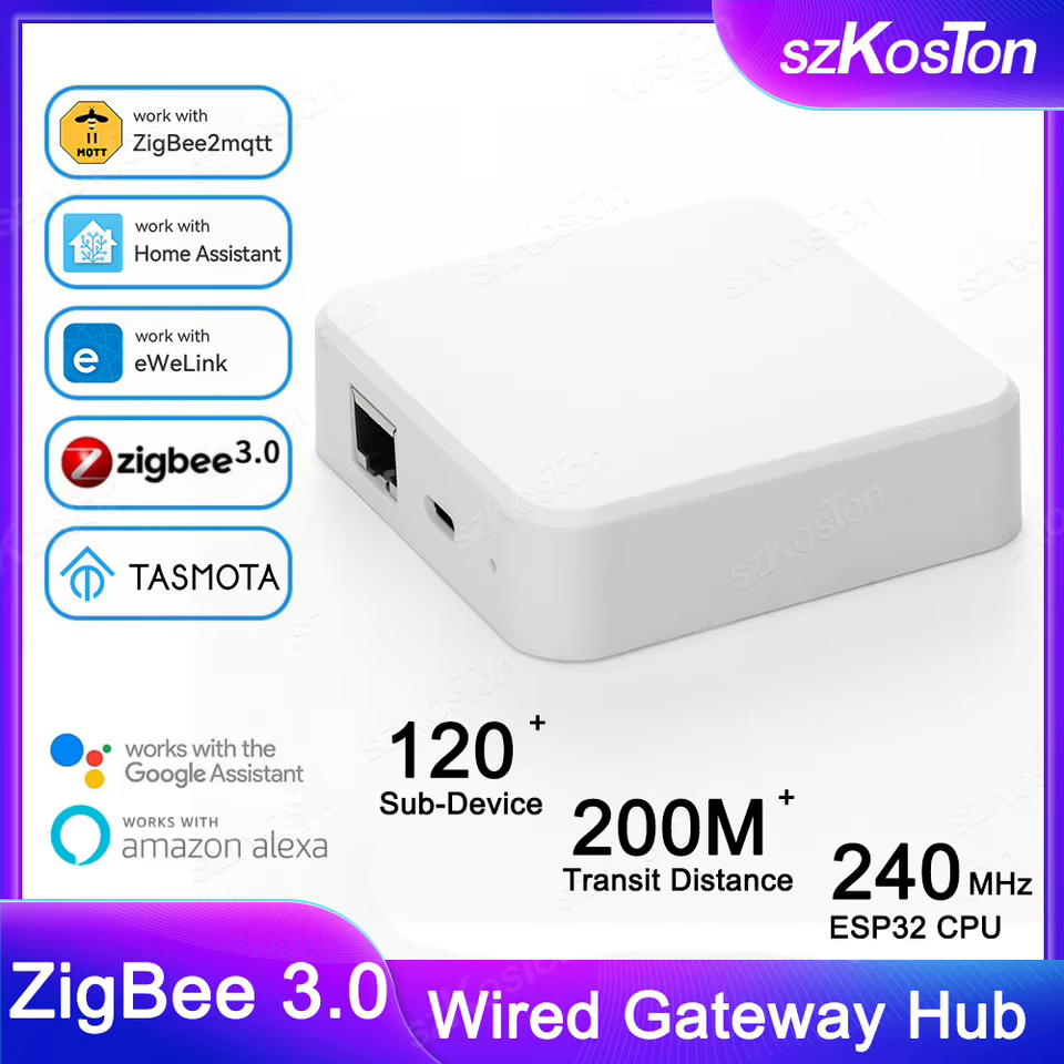 Gateway Zigbee 3.0 SZKOSTON com Cabo