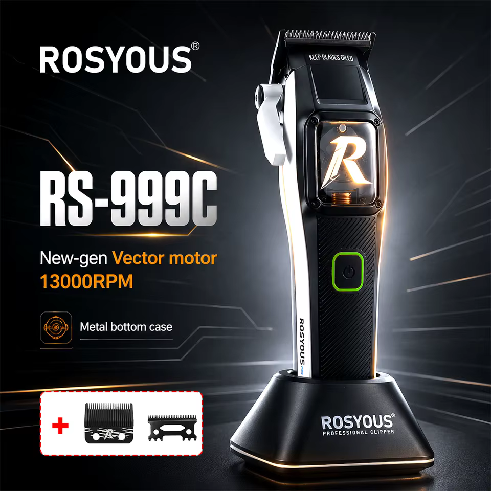 Máquina de Cortar Cabelo Profissional ROSYOUS