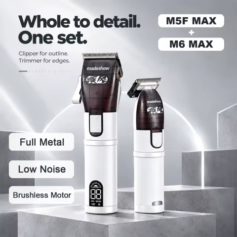 Máquina de Cortar Cabelo MADESHOW M5F MAX