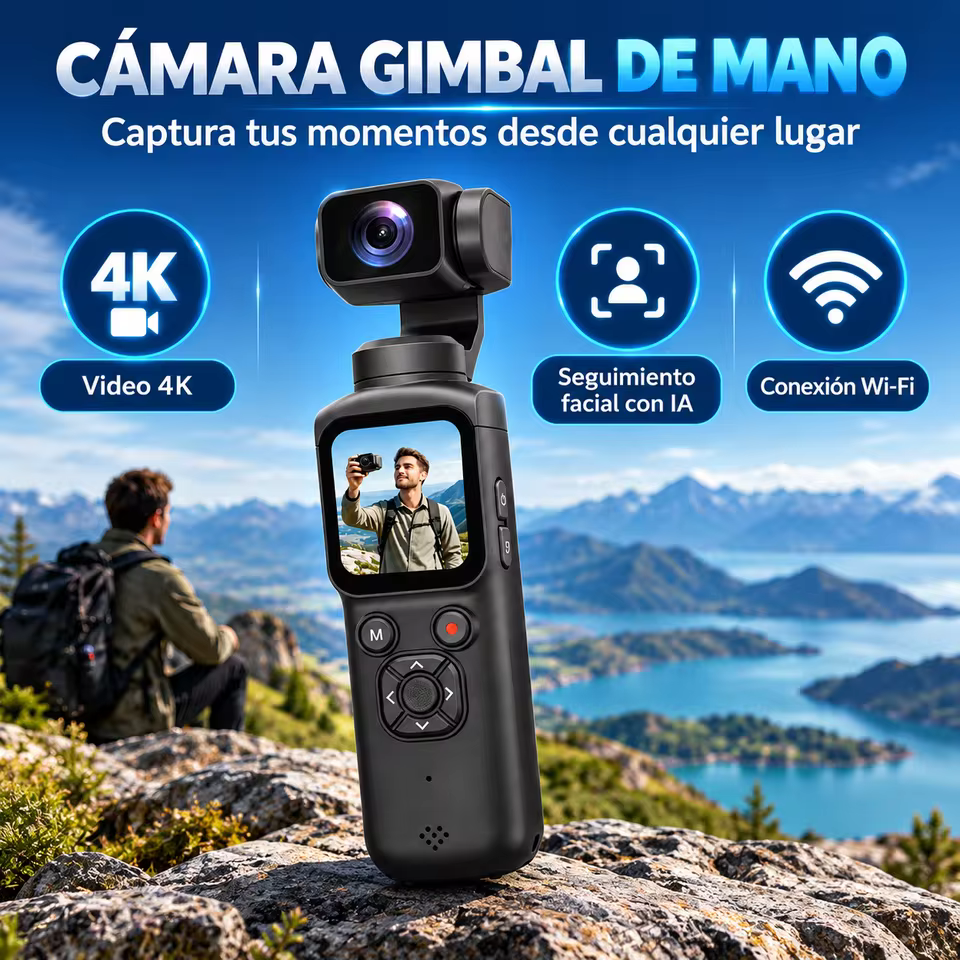 Câmera JETO 4K Gimbal