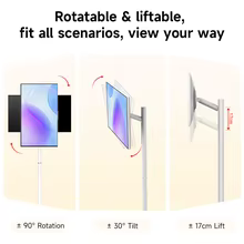 Smart TV Android 12 24" Full HD Portátil Thumbnail 2