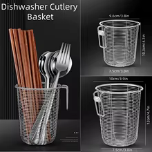 Organizador de Utensílios Cozinha Aço Inoxidável Thumbnail 2