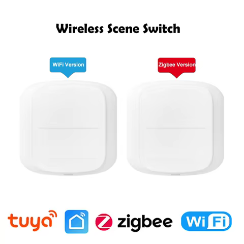 Controlador de Cena Inteligente Tuya WiFi ZigBee 2 Canais