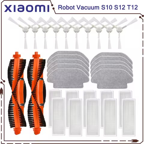 Kit Peças Xiaomi Robô Vácuo S10 S12 Acessórios