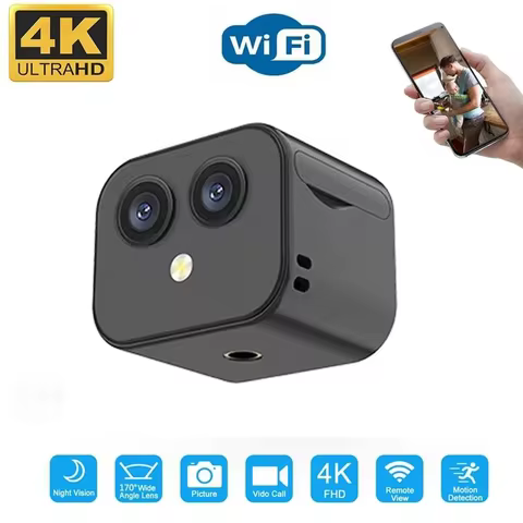 Câmera WiFi 4K Mini