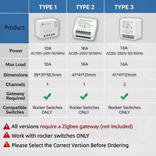 Interruptor Inteligente Zigbee Mini Thumbnail 2