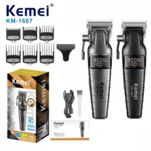 Kemei 1667 Máquina de Cabelo Profissional Thumbnail 1