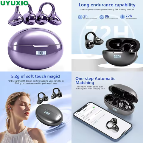 Fones Sem Fio OWS LED BT 5.4