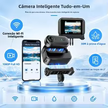 Câmera de Ação 1080P Toque Thumbnail 2