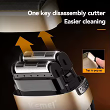 Kit Máquina de Corte Cabelo Kemei Thumbnail 6
