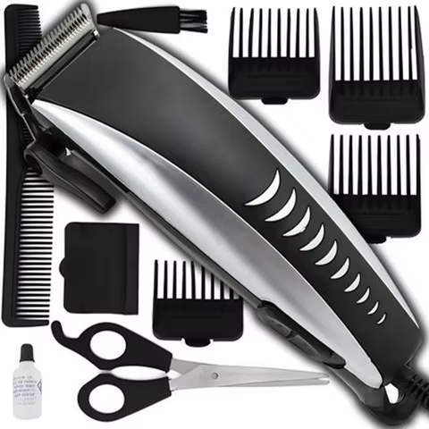Kit Corta-Cabelo Profissional 9 Peças 110V