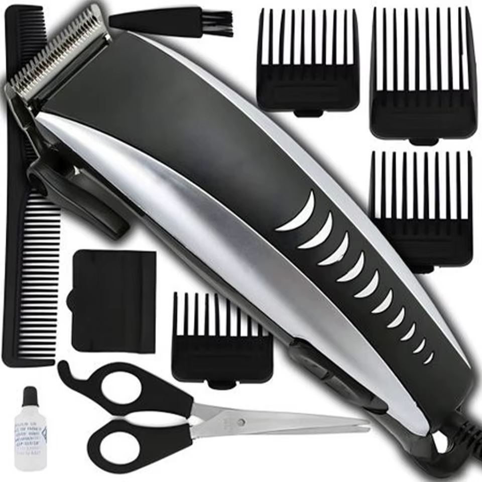 Kit Corta-Cabelo Profissional 9 Peças 110V
