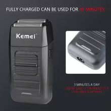 Barbeador Elétrico Kemei KM-1102 Profissional Thumbnail 5