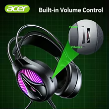 Fone Gamer USB RGB com Microfone Thumbnail 3