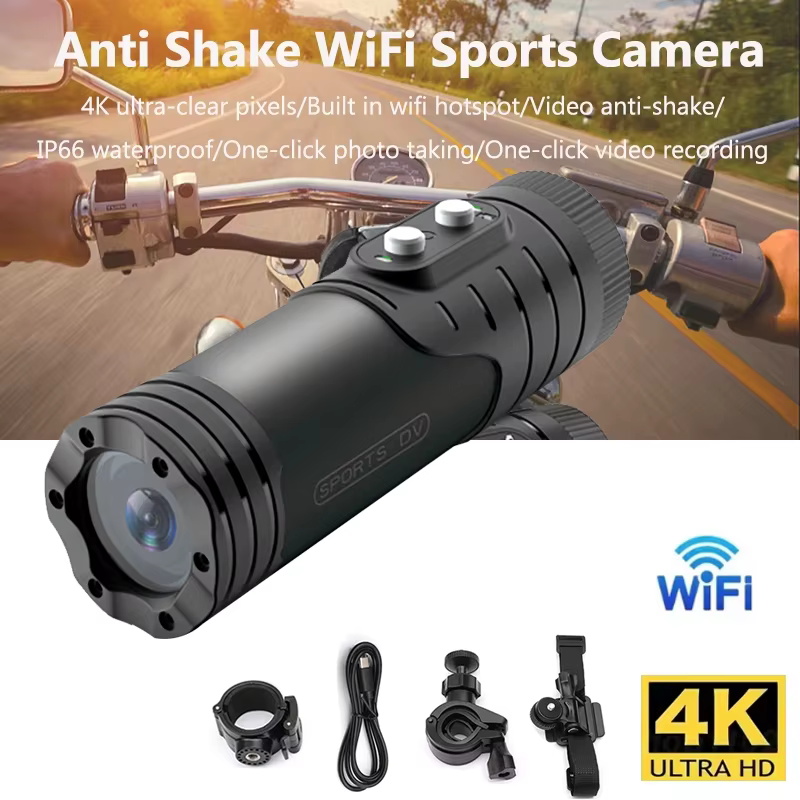 Câmera de Ação 4K Wi-Fi IP66