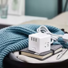 Conversor Xiaomi Mijia Cube 3 Portas USB Thumbnail 4