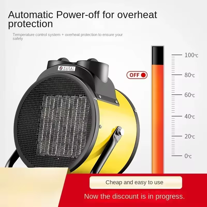 Aquecedor Elétrico com Ventilador XMSJ