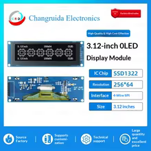 Tela OLED 3.12 SSD1322 256x64 Thumbnail 3