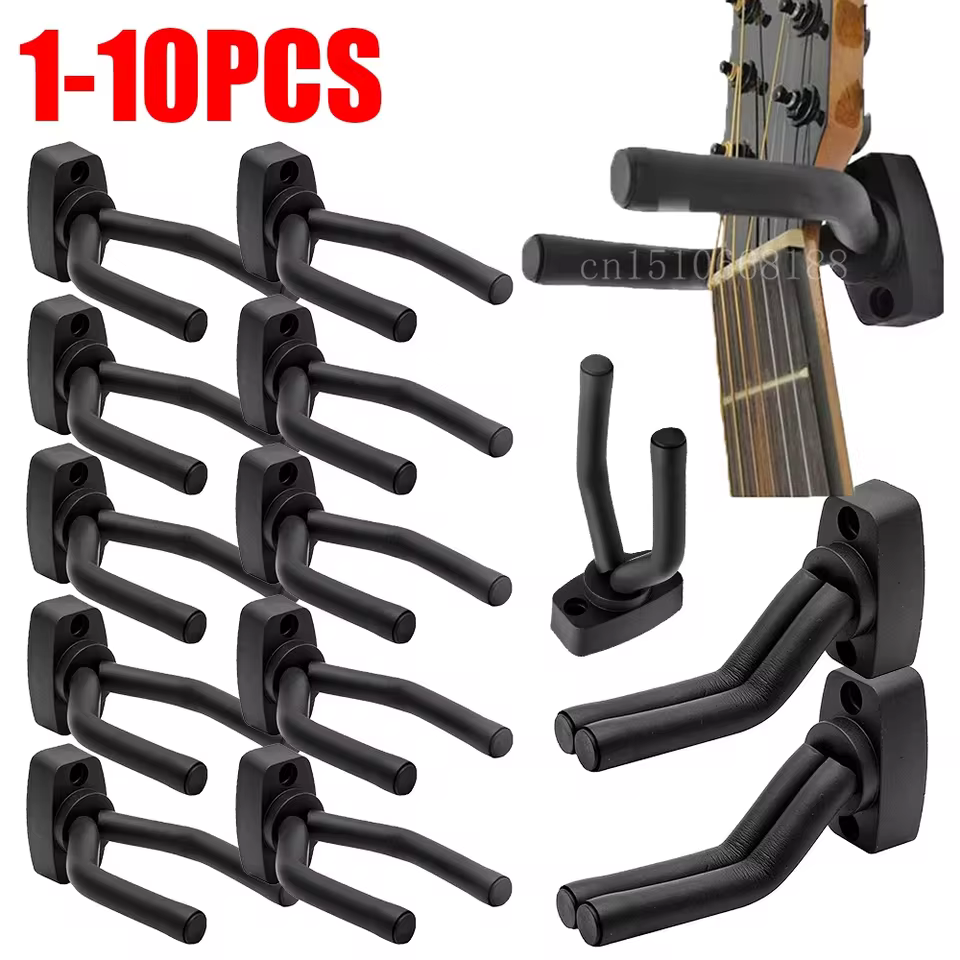 Suporte de Parede para Guitarra Preto