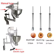 Máquina de Donuts Profissional com 3 Moldes Thumbnail 1