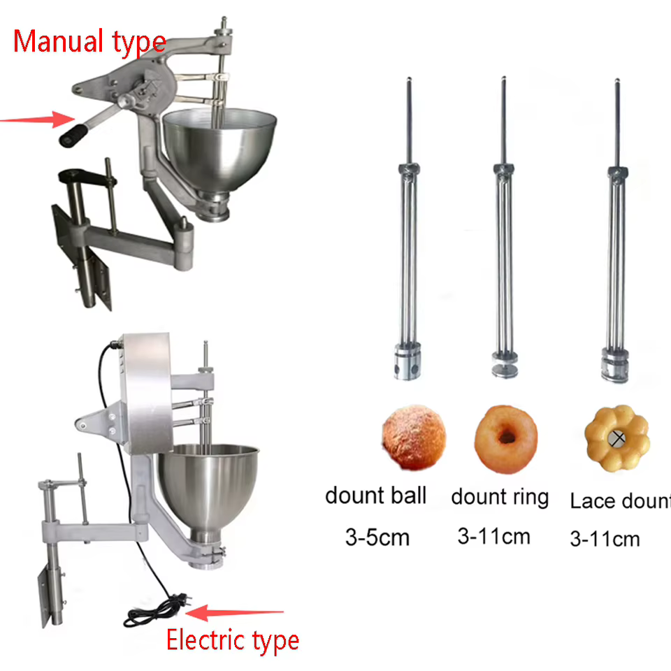Máquina de Donuts Profissional com 3 Moldes